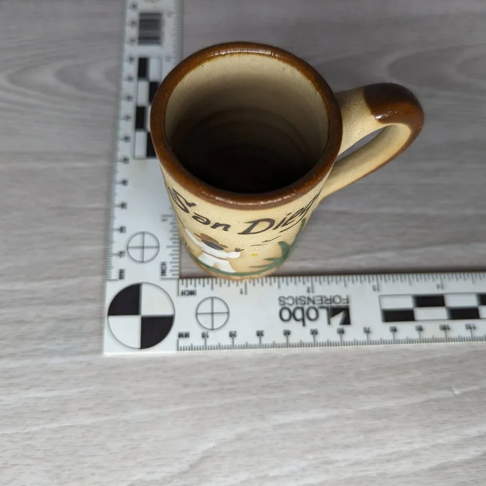 San Diego Souvenir Pottery Miniature Mug
